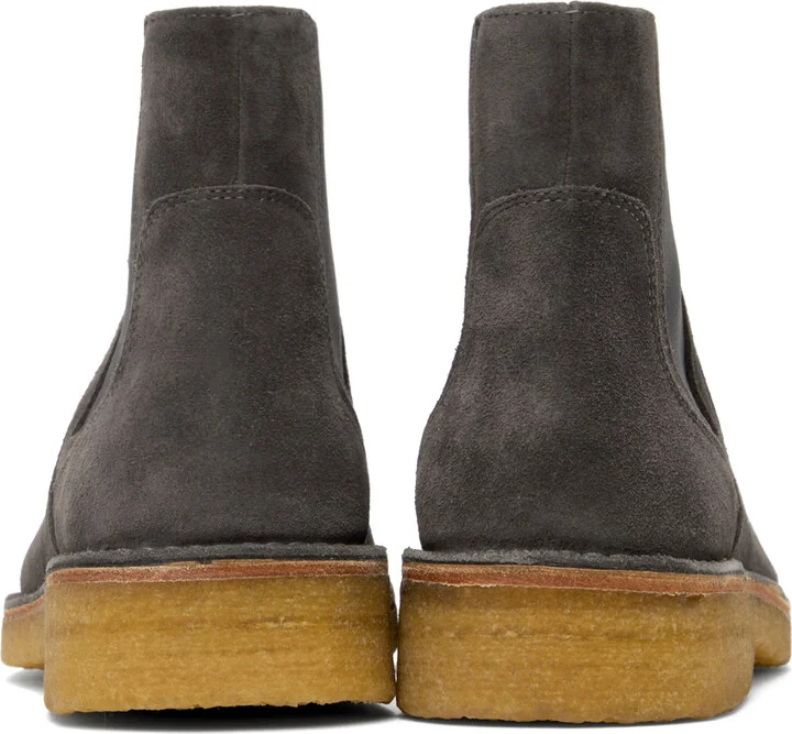 A.P.C. Gray Theodore Chelsea Boots - Image 2