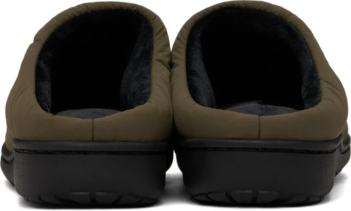 A.P.C. Khaki SUBU Edition F-Line Slippers - Image 2