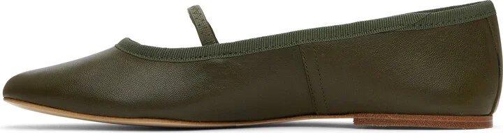 A.P.C. Khaki Swan Ballerina Flats - Image 3
