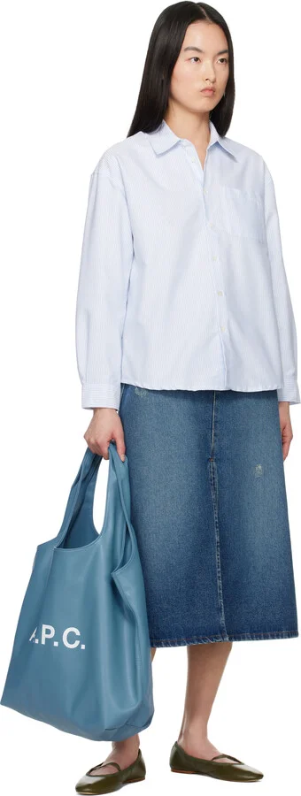 A.P.C. Khaki Swan Ballerina Flats - Image 5