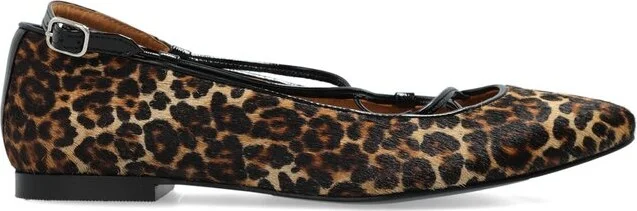 A.P.C. Leopard Printed Katie Ballet Flats