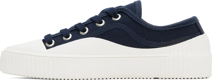 A.P.C. Navy Iggy Basse Sneakers - Image 3