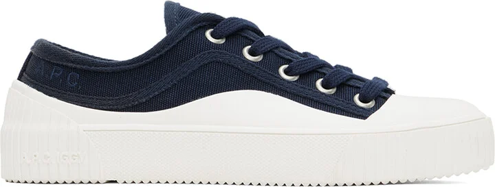 A.P.C. Navy Iggy Basse Sneakers