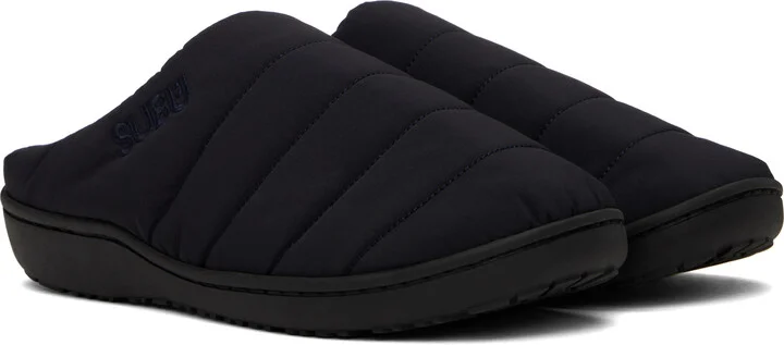 A.P.C. Navy SUBU Edition F-Line Slippers - Image 4