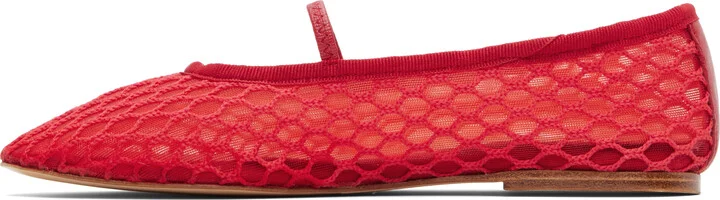 A.P.C. Red Swan Ballerina Flats - Image 3