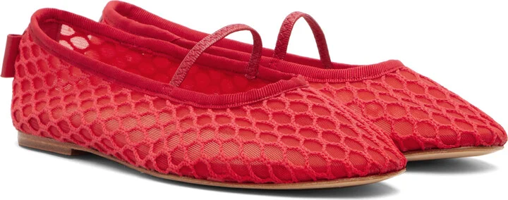 A.P.C. Red Swan Ballerina Flats - Image 4