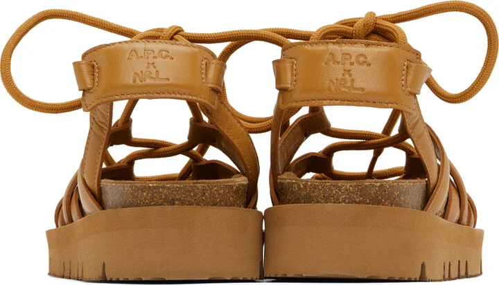 A.P.C. Tan Natacha Ramsay-Levi Edition Iliade Sandals - Image 2