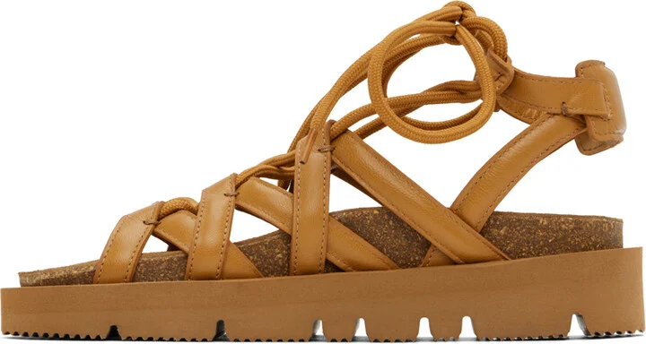 A.P.C. Tan Natacha Ramsay-Levi Edition Iliade Sandals - Image 3