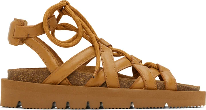 A.P.C. Tan Natacha Ramsay-Levi Edition Iliade Sandals