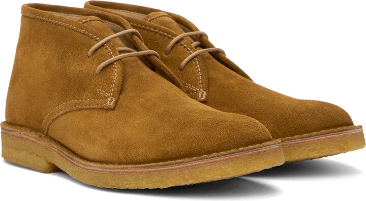 A.P.C. Tan Theo Desert Boots - Image 4