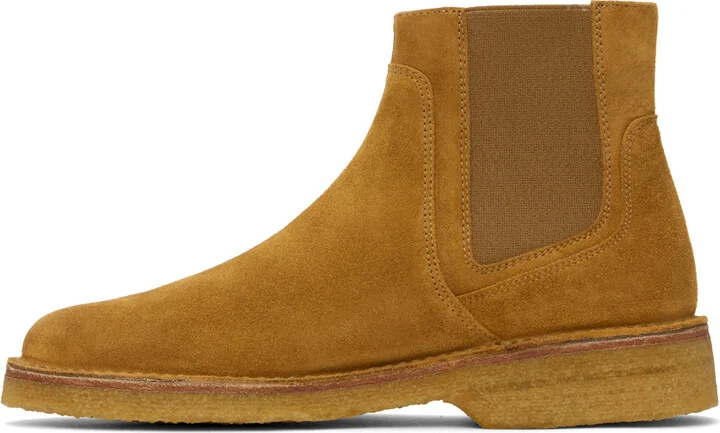A.P.C. Tan Theodore Chelsea Boots - Image 3