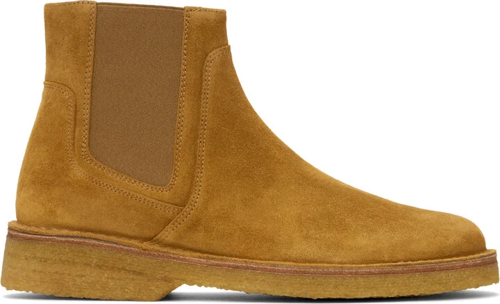 A.P.C. Tan Theodore Chelsea Boots