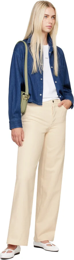 A.P.C. White Katie Holmes Edition Katie Ballerina Flats - Image 5