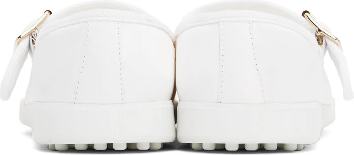 A.P.C. White Moe Mary Jane Ballerina Flats - Image 2