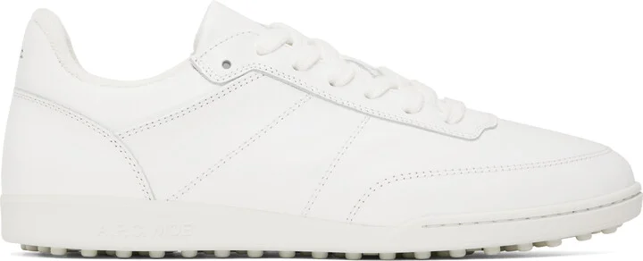 A.P.C. White Moe Sneakers