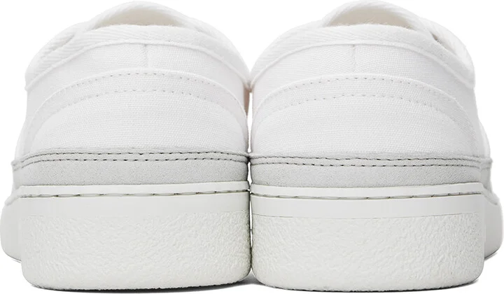 A.P.C. White Plain Simple Sneakers - Image 2