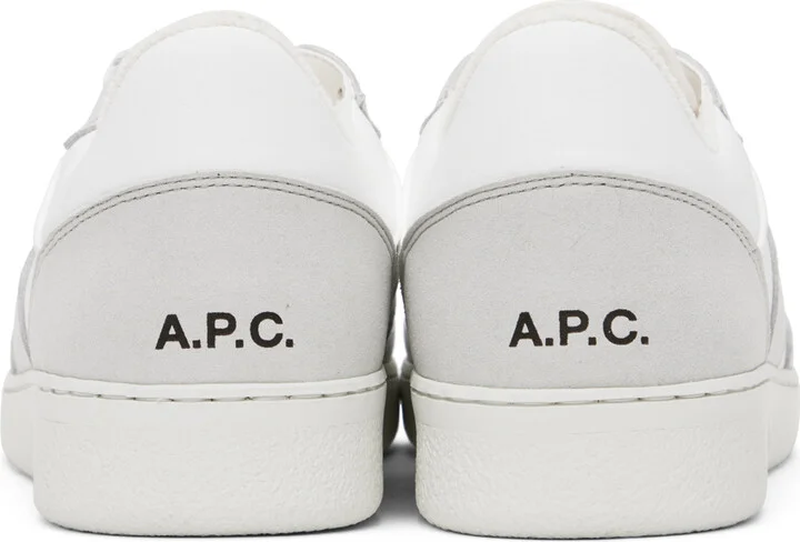 A.P.C. White Plain Sneakers - Image 2