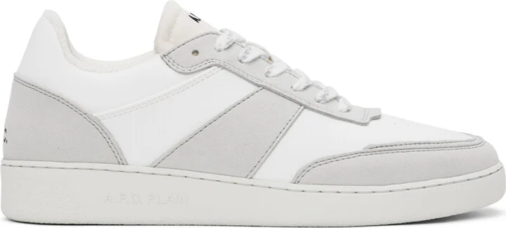 A.P.C. White Plain Sneakers