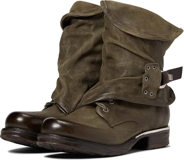 A.S. 98 Emerson Women's Shoes Green : EU 36 (US Women's 5.5-6) M, Leather