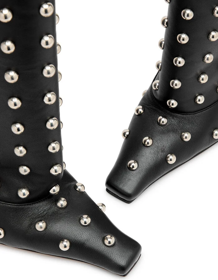 A.W.A.K.E Mode Dana Rock 50 Studded Leather Ankle Boots - Image 3