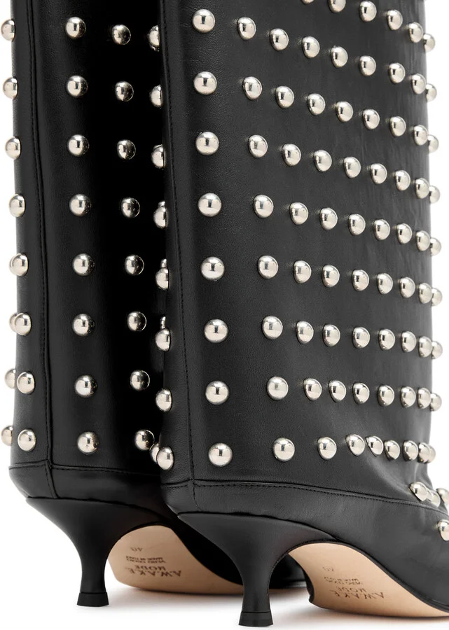 A.W.A.K.E Mode Dana Rock 50 Studded Leather Ankle Boots - Image 4