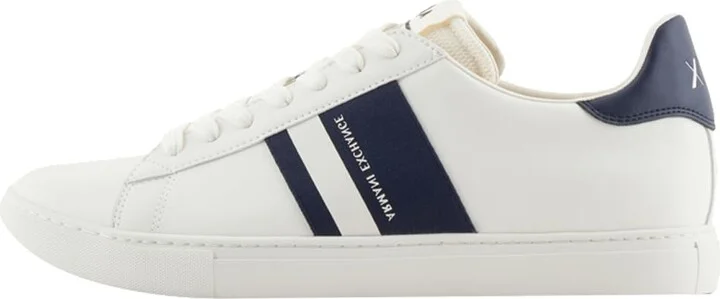 A | X ARMANI EXCHANGE Men's Armani Paris Logo Classic Sneaker