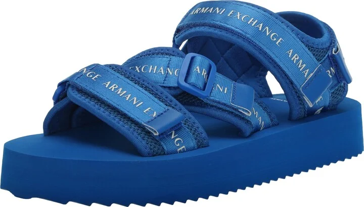 A | X ARMANI EXCHANGE Men's Bob Logo Sandal