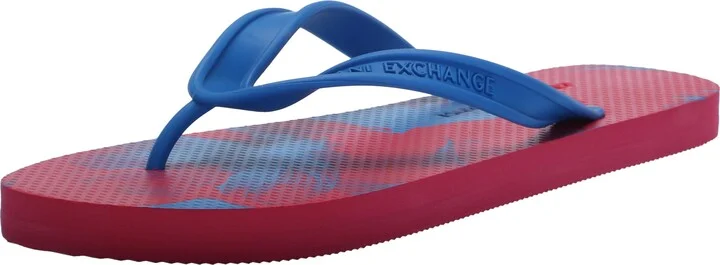 A | X ARMANI EXCHANGE Men's Solid Flip Flop