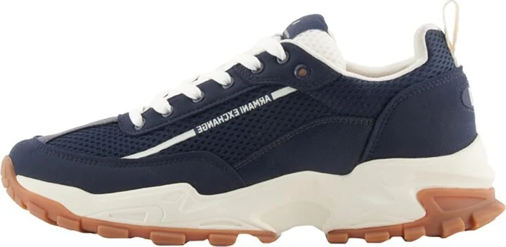 A | X ARMANI EXCHANGE Men's Waffle Tread Logo Aspen Sneaker
