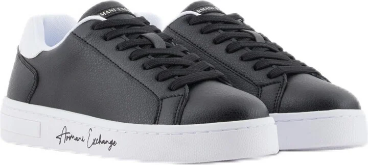A | X ARMANI EXCHANGE Women's London Signature Logo Sneaker