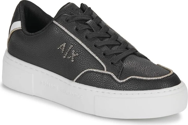 A | X ARMANI EXCHANGE Women's Solid Chunky Sole Sneaker