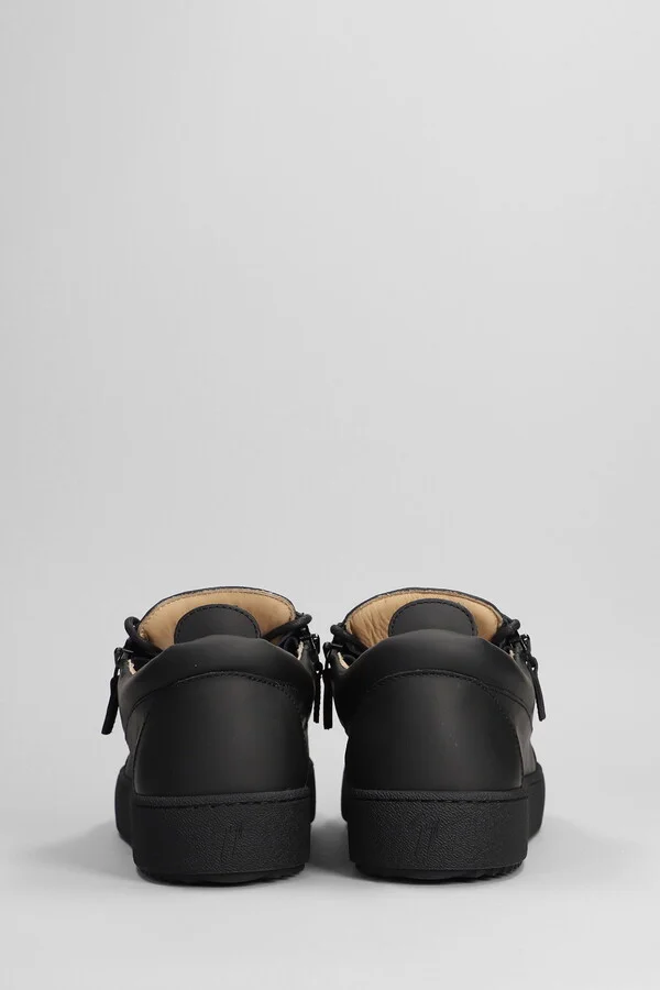 A1 Sneakers In Black Leather - Image 4