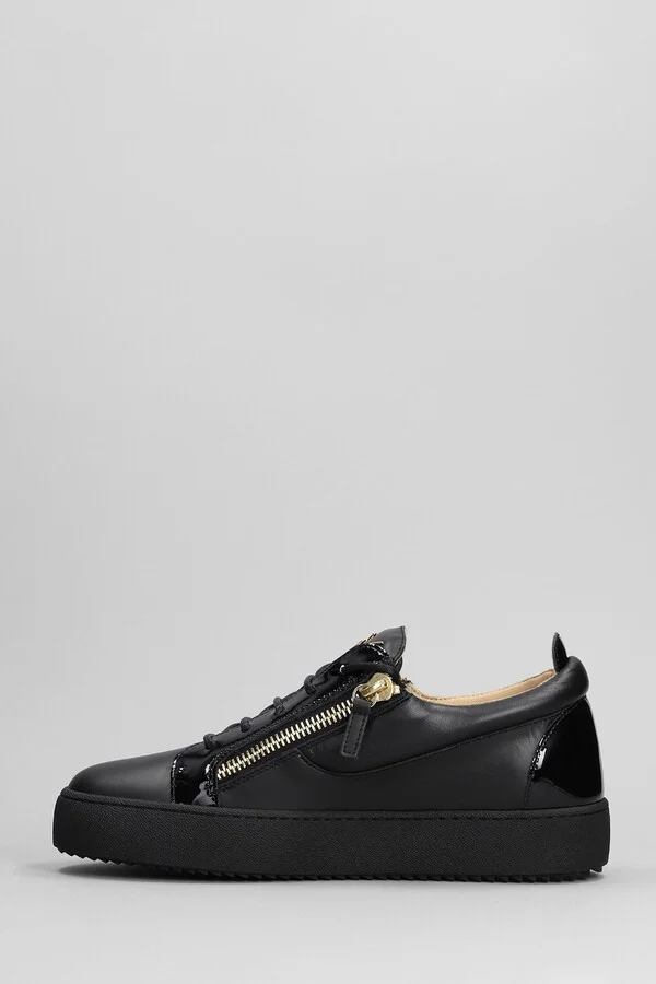 A1 Sneakers In Black Leather - Image 3