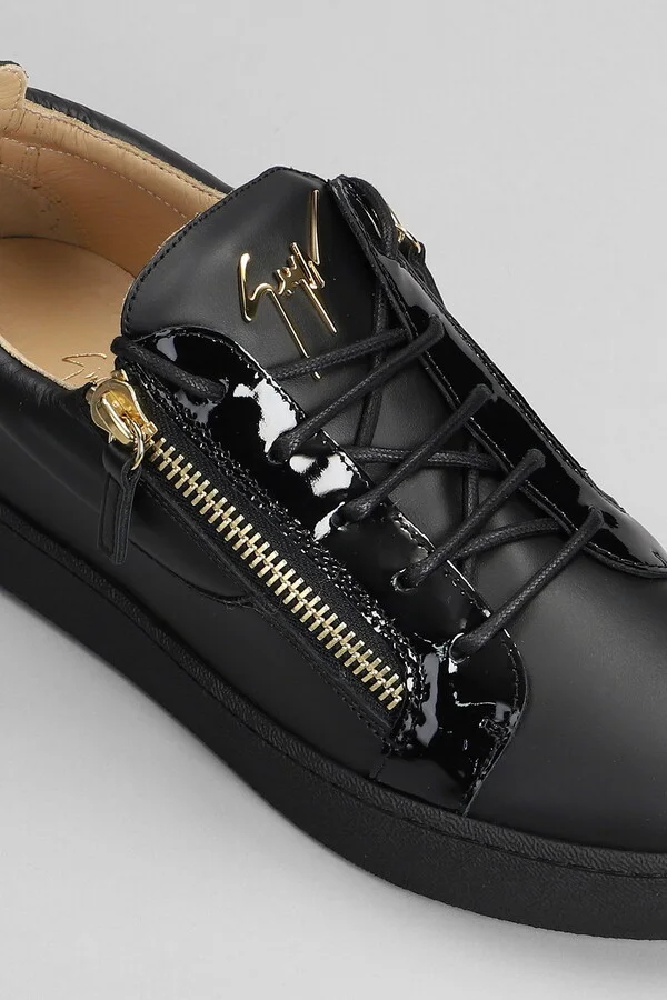 A1 Sneakers In Black Leather - Image 5