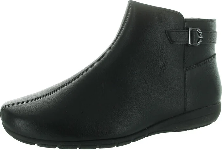 AARA Womens Zipper Manmade Ankle Boots