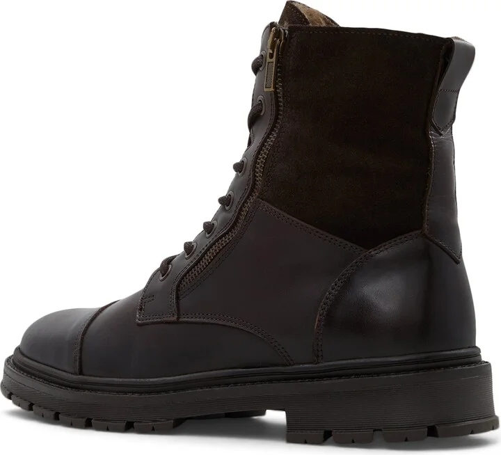 Aaren Faux Fur Lined Combat Boot - Image 2