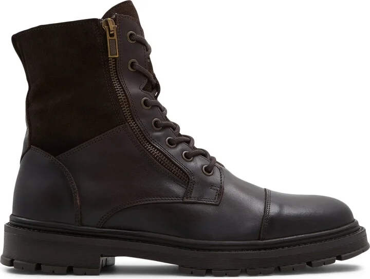 Aaren Faux Fur Lined Combat Boot - Image 3