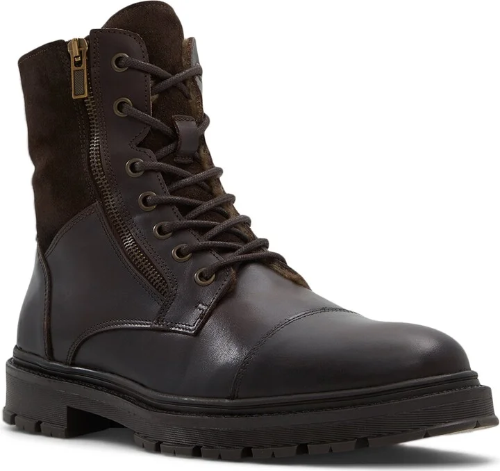 Aaren Faux Fur Lined Combat Boot