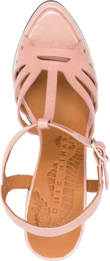 Abay 85mm leather sandals - Image 4