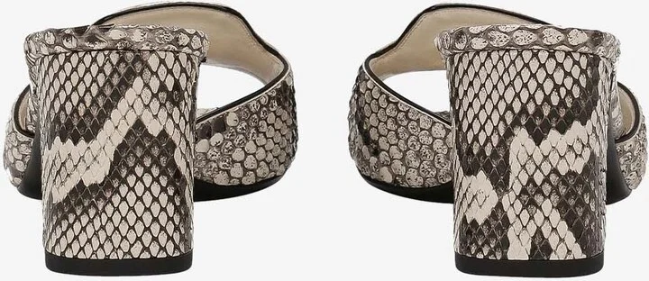 Abaya 60 Python Leather Mules - Image 2
