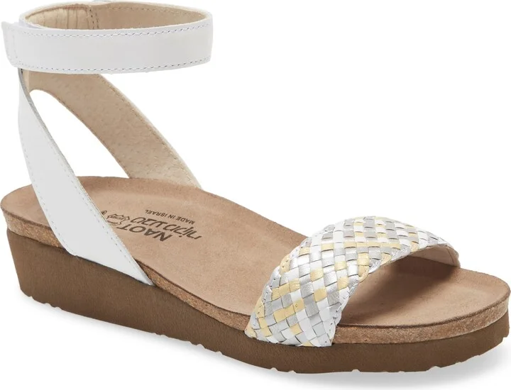 WHITE METALLIC/ PEARL LEATHER
