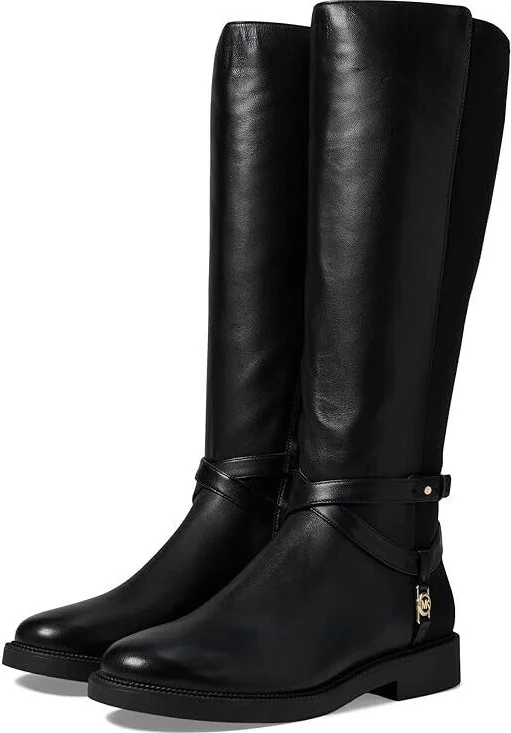 Abigail 40F4ABMB6L-001 Women's 9 Black Leather Riding Boots RHS2439