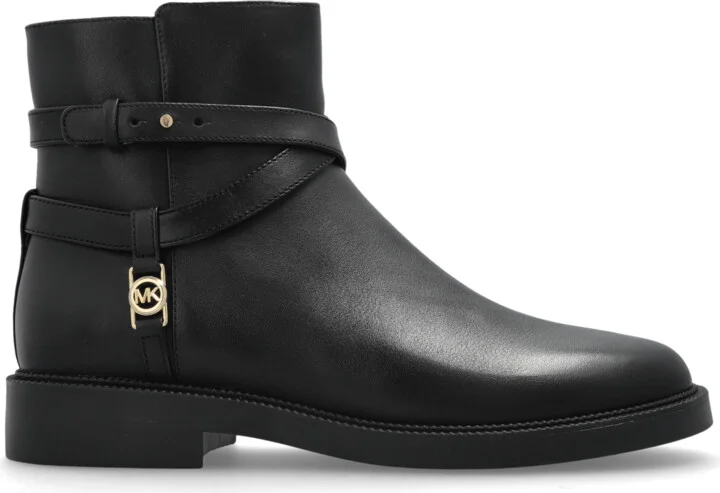"Abigail" Ankle Boots, , - Black