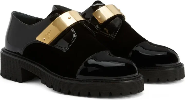 Abigail metallic-detail loafers - Image 2