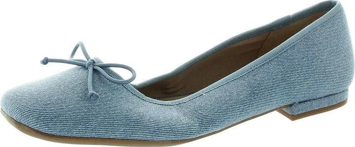 Abigail Womens Leather Ballet Flats
