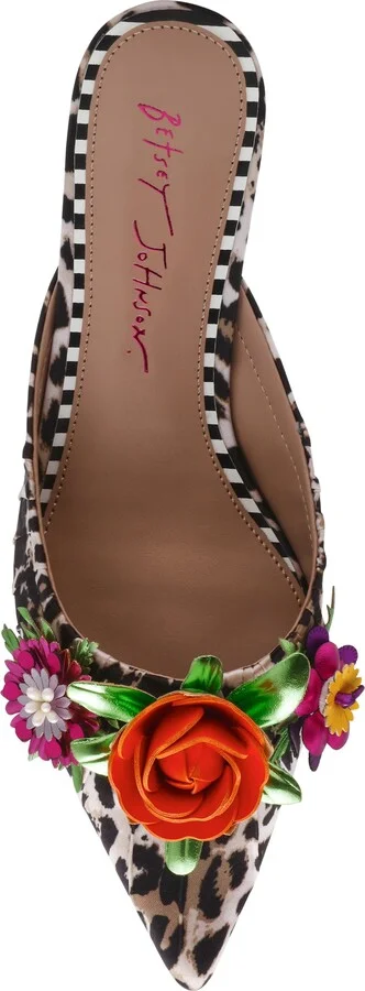 Abigayle Kitten Heel Satin Mule - Image 4