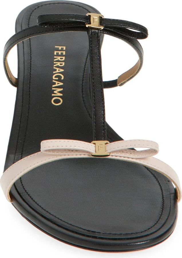 Abili Bow Kitten Heel Sandal - Image 5