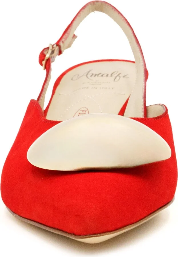 Abissa Slingback Pointed Toe Kitten Heel Pump - Image 10