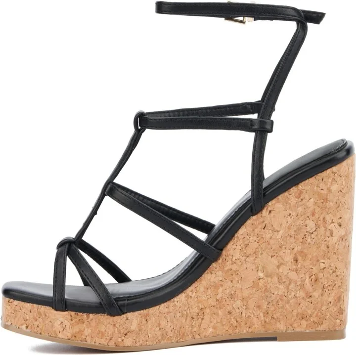 Abla Women's Strappy Wedge Sandal - Image 11