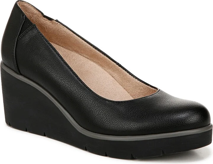 BLACK FAUX LEATHER